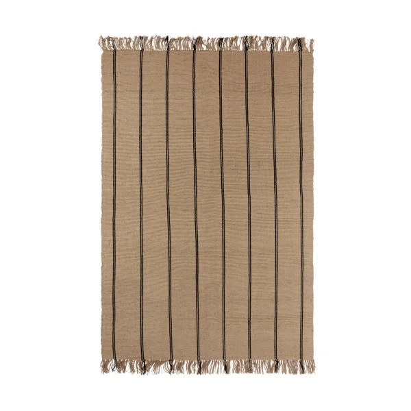 Broste Copenhagen Yuki rug Black-natural, 140x200 cm