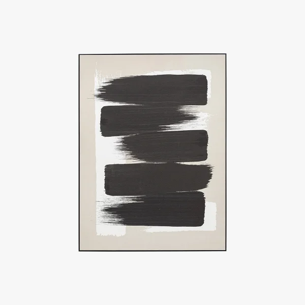 Brushstrokes Framed Canvas