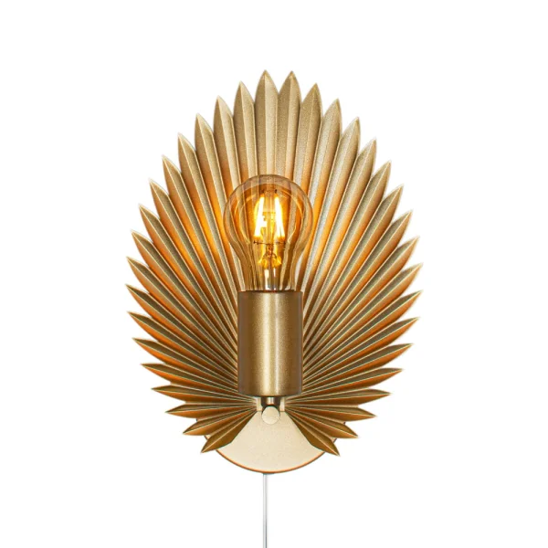 By Rydéns Aruba wall lamp Gold matte