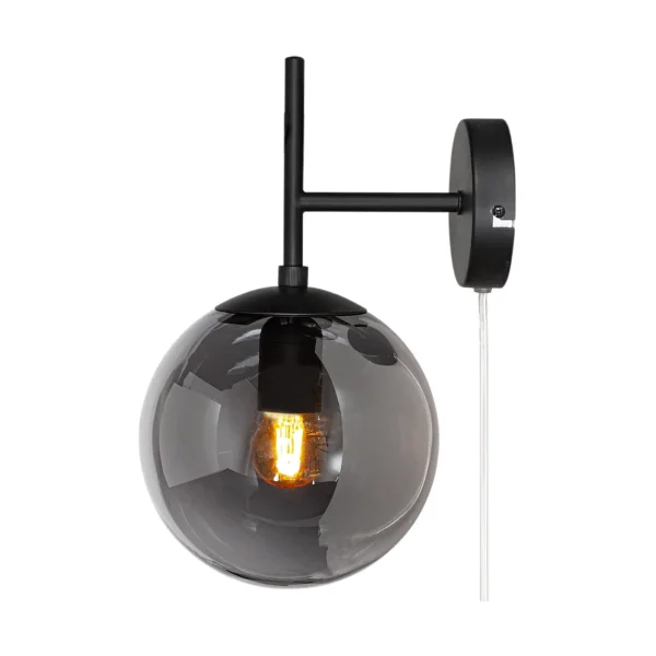 By Rydéns Boyle wall lamp Smoky Gray