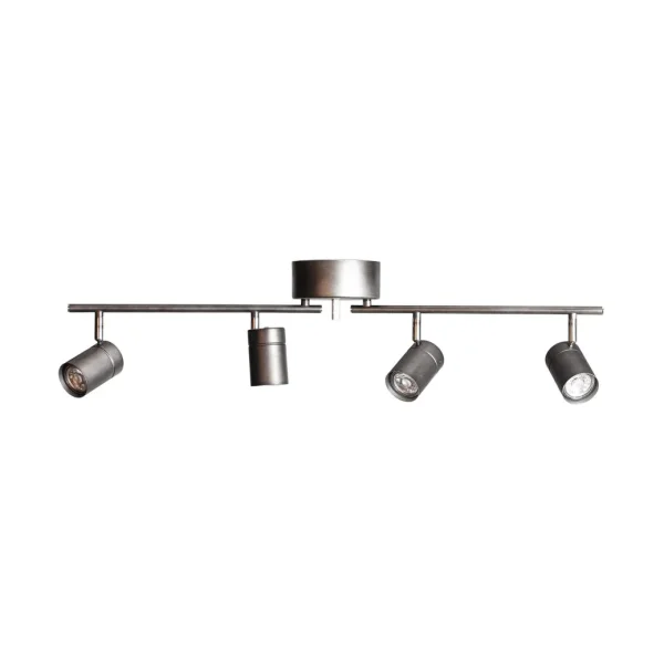 By Rydéns Correct 4 ceiling spotlight Steel grey
