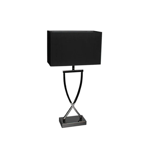 By Rydéns Omega table lamp Black/chrome, h52