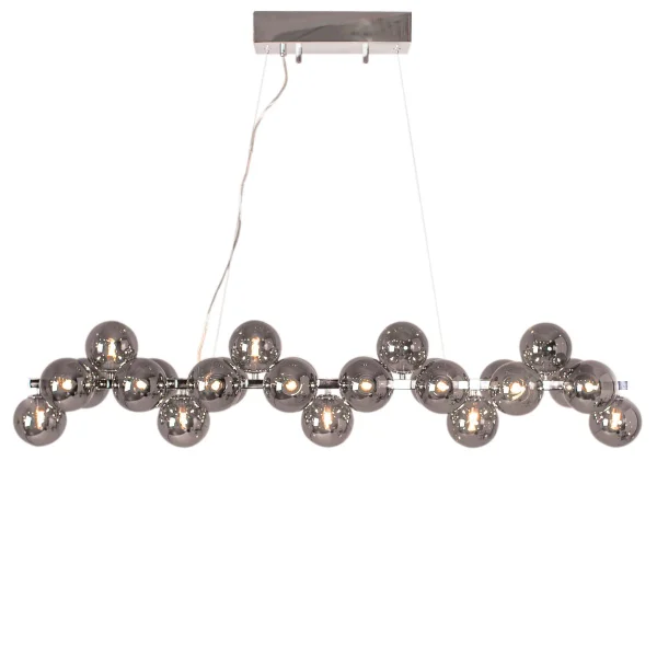 By Rydéns Splendor Bar ceiling lamp chrome-smoke grey