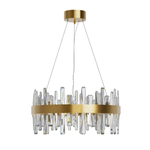 By Rydéns Triumph ceiling light Ø60 cm Brass-clear, Ø60 cm