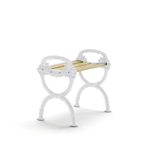 Byarums bruk Byarum stool Pine impregnation, white stand