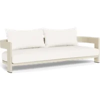 Caicos Sofa Bone, 3 Seater - Andrew Martin