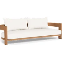 Caicos Sofa Teak, 3 Seater - Andrew Martin