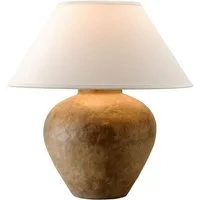 Calabria Table Lamp, Light, Brown - Andrew Martin