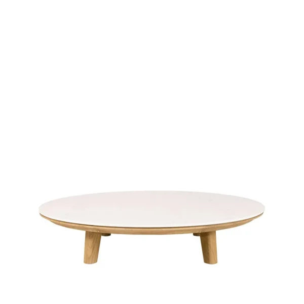 Cane-line Aspect coffee table Travertine-teak