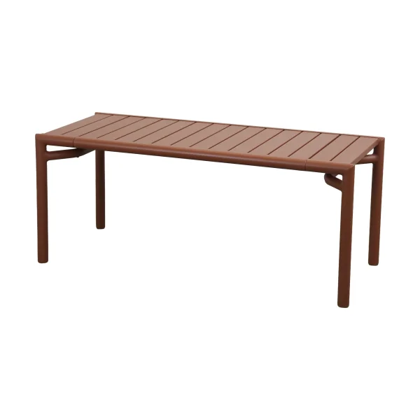 Cane-line Bliss coffee table/bench Desert red, 107x39x44 cm
