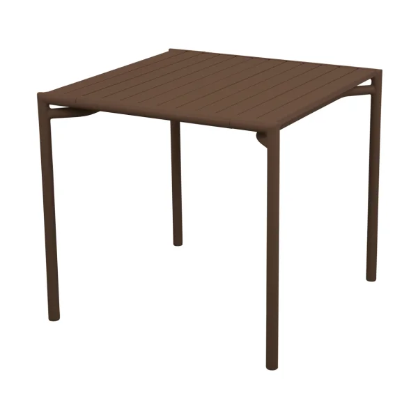 Cane-line Bliss dining table 81x81 cm Desert red