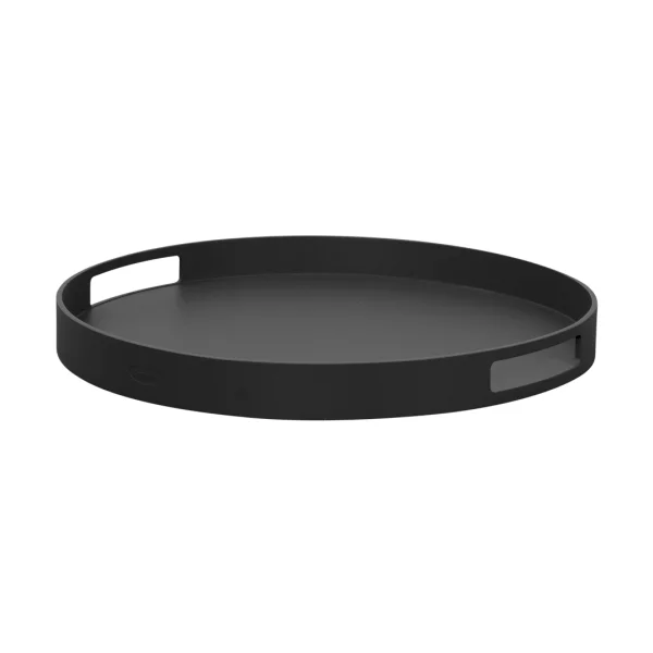 Cane-line Club tray Ø44 cm Lava grey