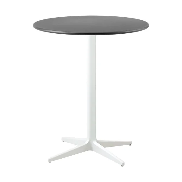 Cane-line Drop coffee table Ø60 cm Lava grey-white