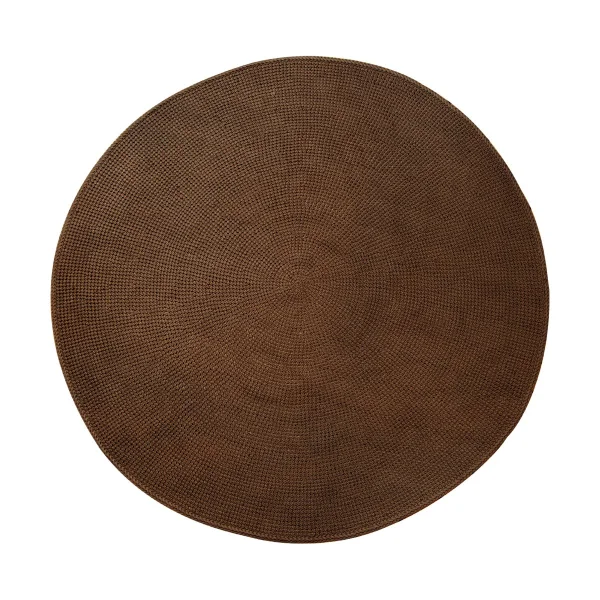 Cane-line Knit rug Ø200 cm Umber brown (Soft Rope)