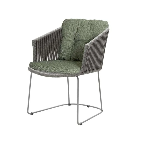 Cane-line Moments chair Cane-Line Natté dark green-Cane-Line soft rope