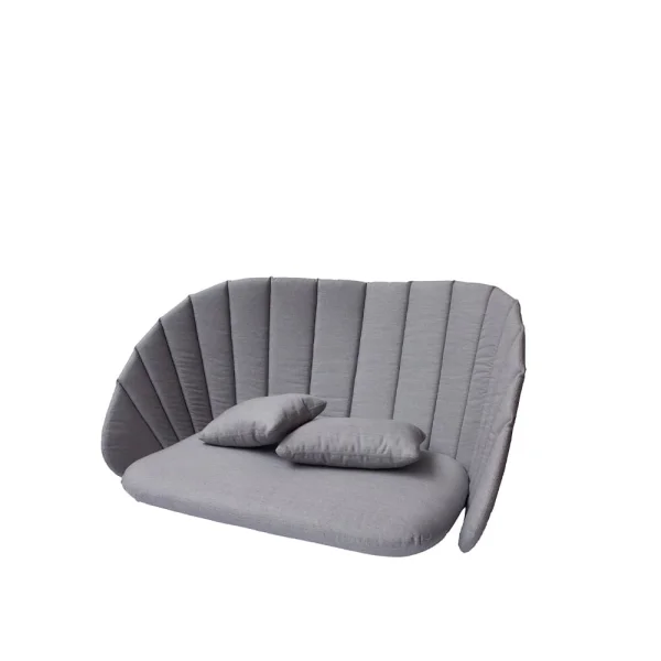Cane-line Peacock cushion set sofa 2-seater Cane-line Natté grey