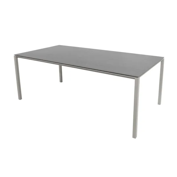 Cane-line Pure table 200x100 cm Basalt grey-taupe Pure table 200x100 cm Basalt grey-taupe