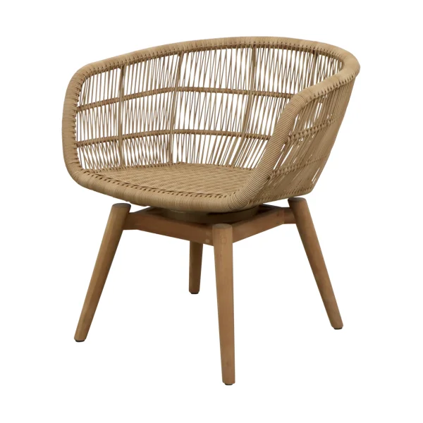 Cane-line Stay chair swivel Natural (Weave)