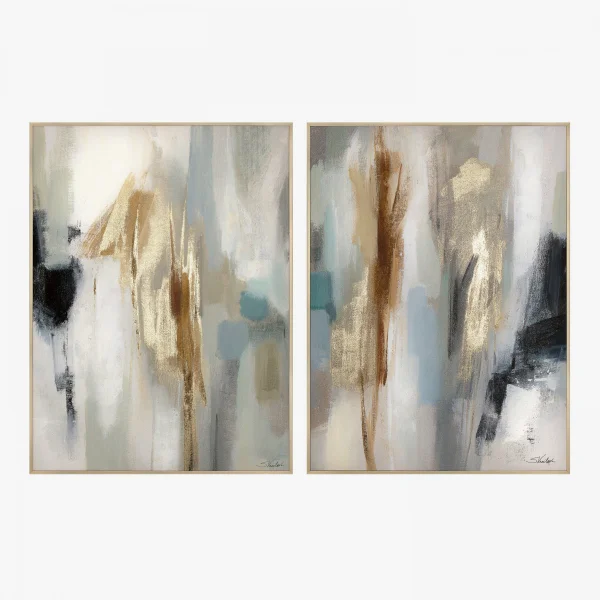 Cascade Duo Framed Canvas Wall Art