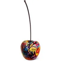 Cherry Graffiti, Fruit Sculpture, 33cm x 30cm, Multicoloured - Andrew Martin