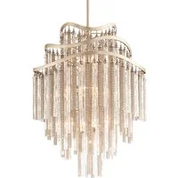 Chimera Pendant Light, Light, Large, Silver - Andrew Martin