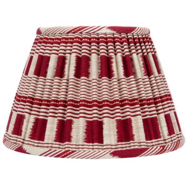 Christopher Farr Cloth | 14" Lost and Found Lampshade | Ruby