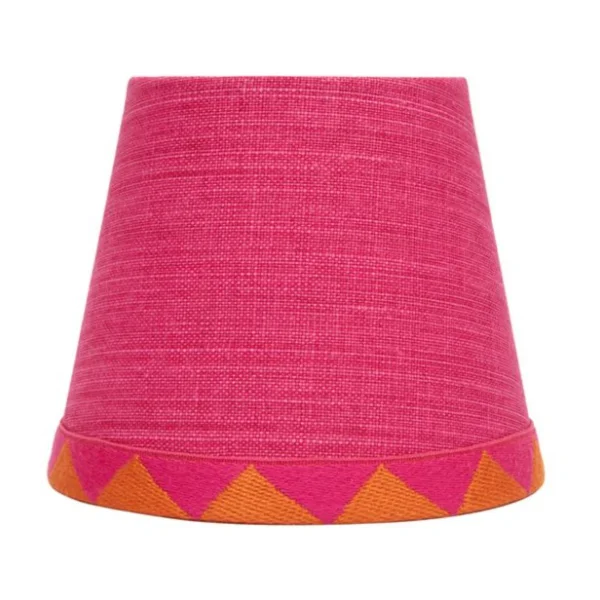 Christopher Farr Cloth | 6" Soprano Circus Lampshade | Hot Pink