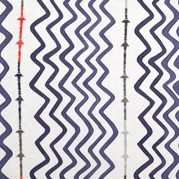 Christopher Farr Cloth | Kit Kemp | Rick Rack | Indigo