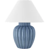Clarendon Table Lamp, Light, Blue - Andrew Martin