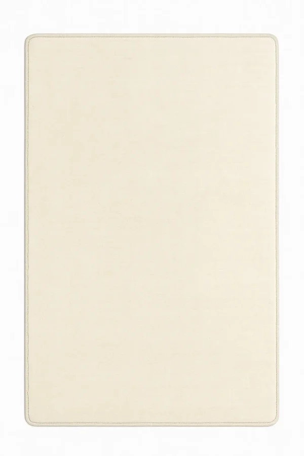 Classic Collection Lobby rug with overlock stitching Off-white, 400x400 cm