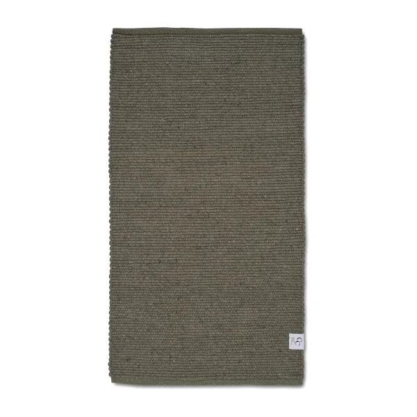 Classic Collection Merino Hallway runner Dark green, 80x150 cm