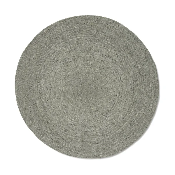 Classic Collection Merino wool rug round Ø240 cm Green
