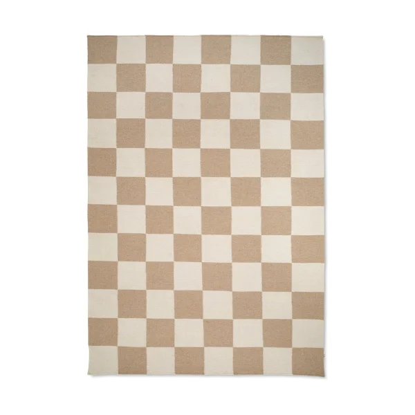 Classic Collection Squares rug White-natural, 300x400 cm