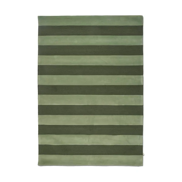 Classic Collection Stripe Boucle rug Green, 170x230 cm