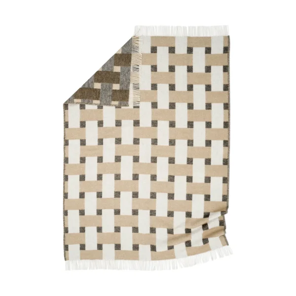 Classic Collection Weave throw 130x180 cm Beige