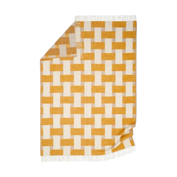 Classic Collection Weave throw 130x180 cm Yellow
