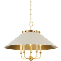 Clivedon, Light, Brass/White - Andrew Martin