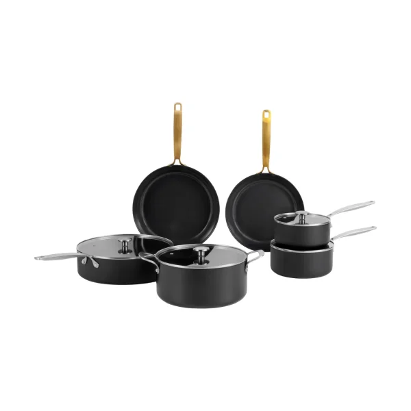 Combekk Combekk Element pot and frying pan set, 10-piece Black