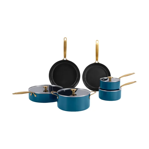 Combekk Combekk Element pot and frying pan set, 10-piece Ocean Blue