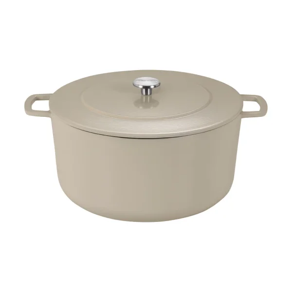 Combekk Combekk Enameled cast iron pot Ø32 cm Sand-gold knob