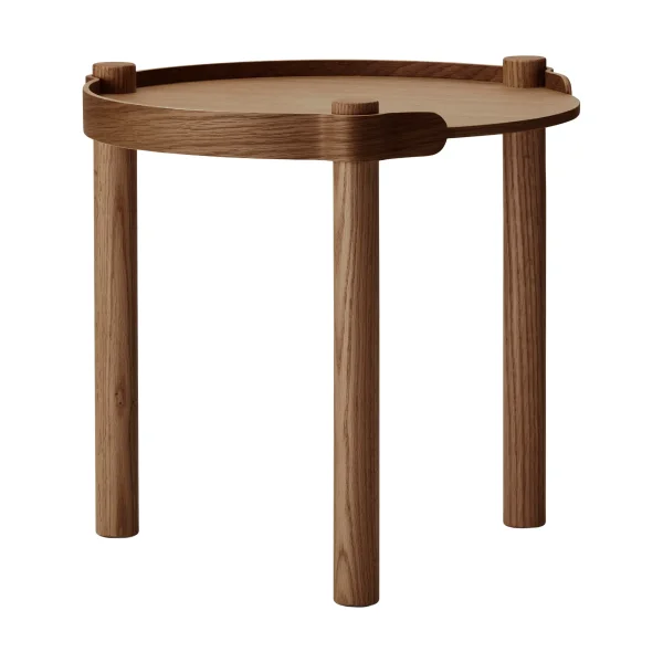 Cooee Design Woody table Ø45 cm Dark stained oak