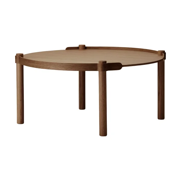 Cooee Design Woody table Ø80 cm Dark stained oak