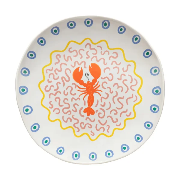 Costa Nova Summer Bliss serving bowl Lobster, Ø36 cm