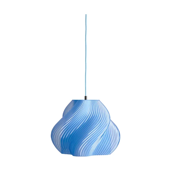 Crème Atelier Soft Serve pendant Blueberry sorbet-chrome, 02, 25 cm