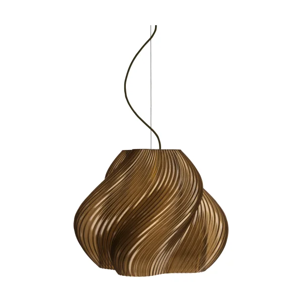 Crème Atelier Soft Serve pendant Caramel-chrome, Mega, 60 cm