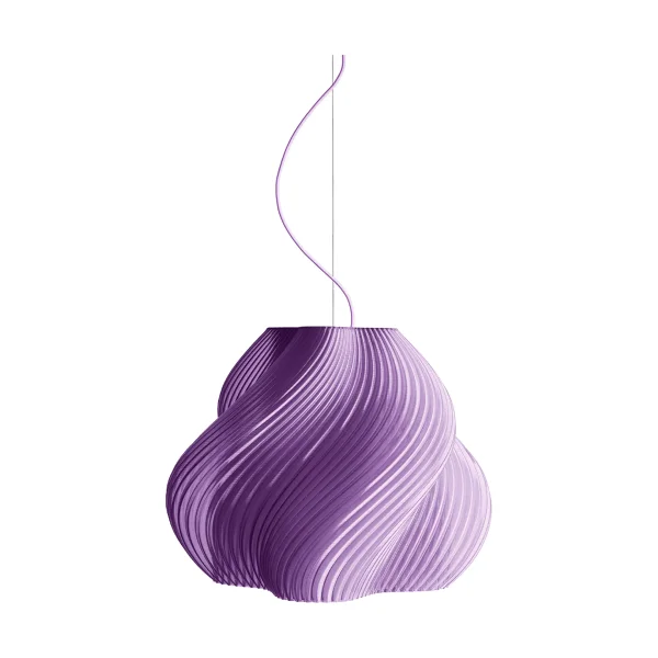 Crème Atelier Soft Serve pendant Lavender sorbet-brass, Mega, 60 cm