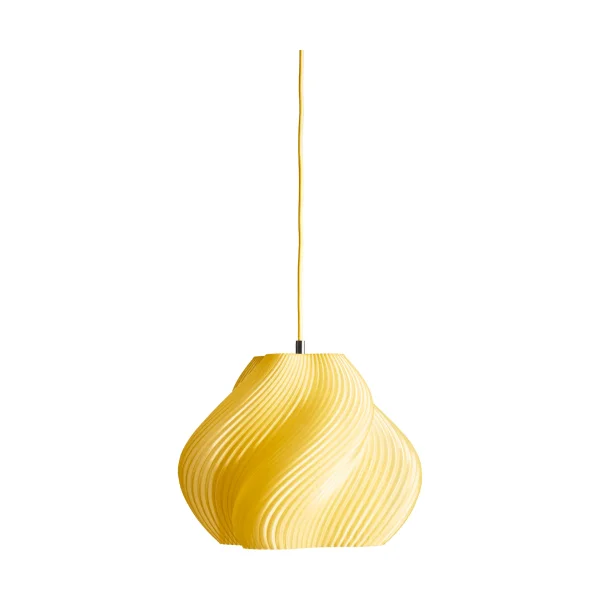 Crème Atelier Soft Serve pendant Limoncello sorbet-brass, 02, 25 cm