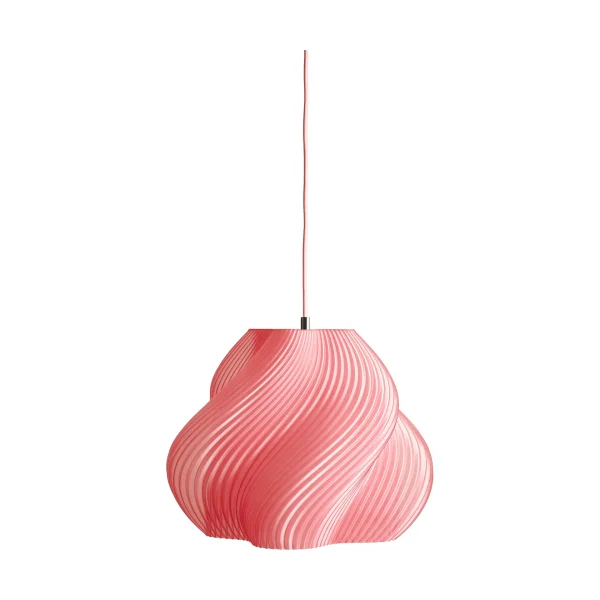 Crème Atelier Soft Serve pendant Peach sorbet-brass, 03, 30 cm