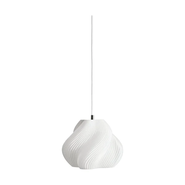 Crème Atelier Soft Serve pendant White-brass, 01, 20 cm