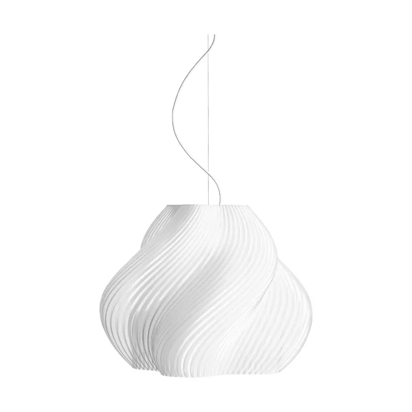 Crème Atelier Soft Serve pendant White-brass, Mega, 60 cm